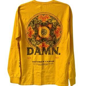 DAMN Kendrick Lamar 2017 Top Dawg Entertainment Long Sleeve Shirt Adult Medium